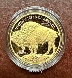 2015 American Buffalo One Ounce Gold Proof Coin 99.99% Fine Gold Box and CoA