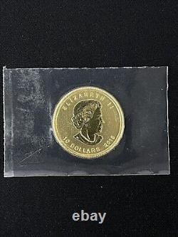 2015 Canada 1/4 oz. 9999 $10 Fine Gold Polar Bear & Cub Coin MINT SEALED