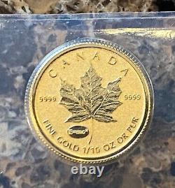 2015 Canadian Maple Leaf E=mc2 Privy 9999 Fine Gold 1/10 oz $5 Canada Coin RARE