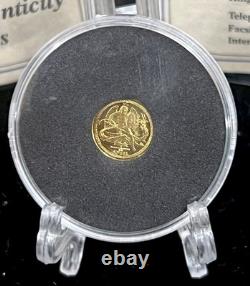 2015 Pobjoy Mint Isle of Man 1/64oz Angel. 9999 Fine Gold Rare Proof Coin with COA 2015 Pobjoy Mint Isle of Man 1/64oz Angel. 9999 Fine Gold Rare Proof Coin with COA
