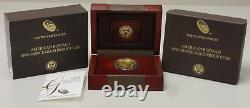 2015 United States $50 proof one troy ounce 9999 fine gold Buffalo coin PM6, OMP
