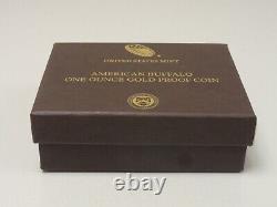 2015 United States $50 proof one troy ounce 9999 fine gold Buffalo coin PM6, OMP