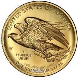 2015-W 1 oz Gold American Liberty High Relief BU. 9999 Fine (withBox & COA)