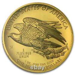 2015-W PCGS MS69 High Relief First Strike 1 oz. 9999 Fine Gold 100 Dollar Coin