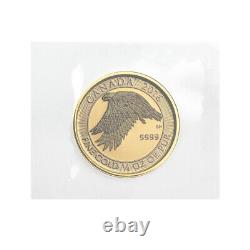 2016 1/4 oz $10 Canadian Gold White Falcon. 9999 Fine BU (Sealed)