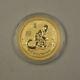 2016 Australia Perth Mint $50 Dollar Unc Monkey Gold Coin 1/2 Oz. 999 Fine