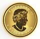 2016 Elizabeth Ii Canada Maple Leaf 1/20th Ounce. 999 Fine Pure Gold Coin Round