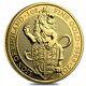 2016 Great Britain 1 Oz Gold Queen's Beasts (lion) Coin. 9999 Fine Bu