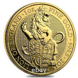 2016 Great Britain 1 oz Gold Queen's Beasts (Lion) Coin. 9999 Fine BU