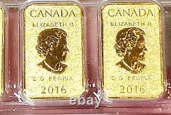 2016 Royal Canadian Mint (1/10 OZ). 9999 Fine Gold! Gorgeous in own Capsule
