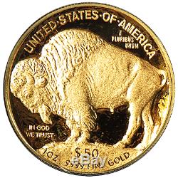 2016-W Proof $50 American Gold Buffalo. 9999 Fine 24KT 1 oz GEM Box OGP & COA