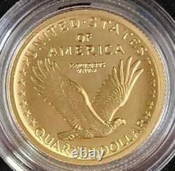 2016-W Standing Liberty Centennial 1/4oz Gold Coin W COA. 999 FINE GOLD