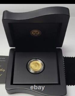 2016-W Standing Liberty Centennial 1/4oz Gold Coin W COA. 999 FINE GOLD