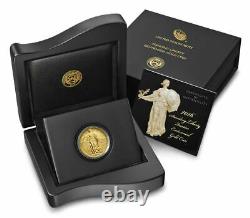 2016 W Standing Liberty Quarter Centennial Gold Coin. 9999 Fine 1/4 Troy Oz