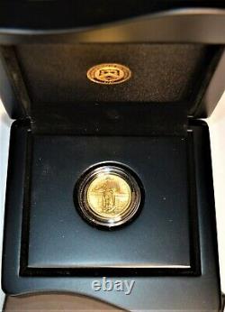 2016-w Standing Liberty Quarter Centennial 1/4 Oz. Gold Coin. 9999 Fine Ogp