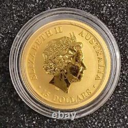 2017-1/10 Oz Australia Gold Kangaroo. 9999 Fine Gold-BU