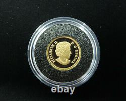 2017 1/25 oz 50 Cents Gold Coin Proof 9999 Fine The Silver Maple Leaf Canada 50¢