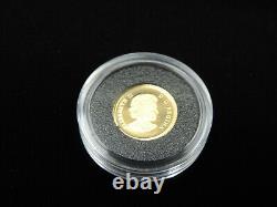 2017 1/25 oz 50 Cents Gold Coin Proof 9999 Fine The Silver Maple Leaf Canada 50¢