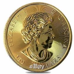 2017 1.5 oz Canadian Gold MegaLeaf $150 Coin. 9999 Fine BU