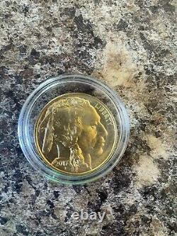 2017 1 oz American Gold Buffalo $50 Coin BU. 9999 Fine in capsule
