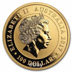 2017 1 oz Australian Gold Swan Perth Mint Coin. 9999 Fine BU In Cap
