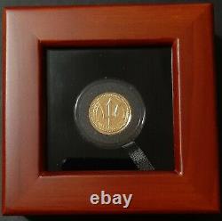 2017 Barbados Gold Trident Coin Gem Bu 1/5 oz Gold Scottsdale. 9999 Fine Gold