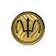 2017 Barbados Trident 1/5 Oz Gold Coin 0.2 Troy Ounces 0.999 Fine Low Mintage