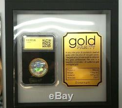 2017 Bitcoin Paritate Aurum 1 oz. 999 Fine Gold Coin Denarium Gold Party G36