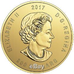 2017 Canada Gold Elk $200 1 oz BU in Sealed Assay. 99999 Fine