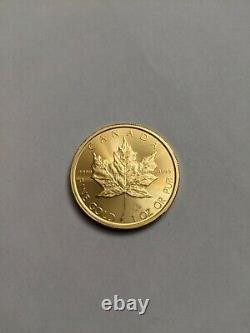 2017 Canadian Maple Leaf 1 Oz. 9999 Fine Gold $50 Dollar Coin