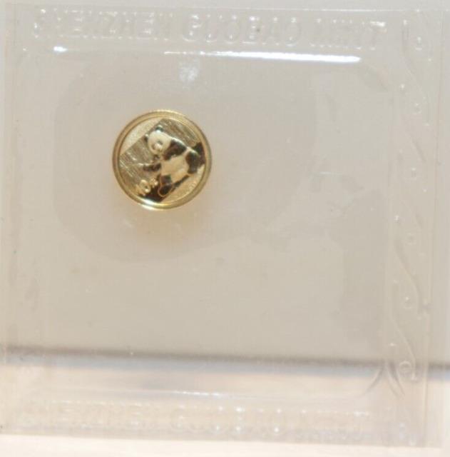 2017 China 1 Gram 999 Fine Gold Panda 10 Yuan Coin Bu Sealed In Original Package