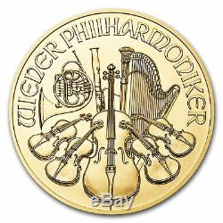 2018 1/25 oz 999.9 Fine Gold Bullion Austrian Philharmonic Coin