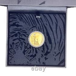 2018 1/4 oz Korean Tiger. 9999 Fine Gold Coin with COA & Box KOMSCO