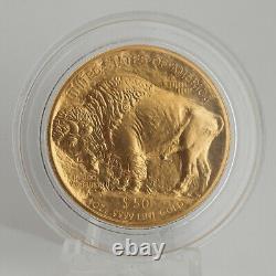 2018 1 Oz. 9999 Fine Gold American Buffalo $50 In Capsule