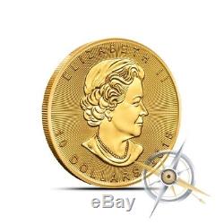 2018 Canada 1/4 Oz $10.9999 Fine Gold Maple Leaf Coin Gem BU in Mint Plastic