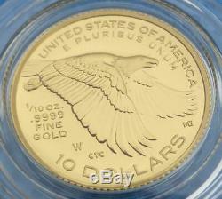 2018 Proof 1/10th oz. 9999 Fine Gold $10 American Liberty, Gold Proof $10 Coin