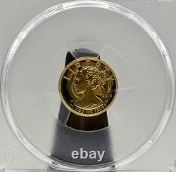 2018 W $10 American Liberty High Relief. 9999 Fine Gold Coin PCGS PR69DCAM NFC 2018 W $10 American Liberty High Relief. 9999 Fine Gold Coin PCGS PR69DCAM NFC