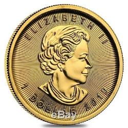 2019 1/20 oz Canadian Gold Maple Leaf $1 Coin. 9999 Fine BU (Sealed)