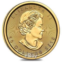 2019 1/4 oz Canadian Gold Maple Leaf $10 Coin. 9999 Fine BU (Sealed)