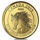 2019 1/4 Oz Gold Canadian Wild Horse Reverse Proof Coin. 9999 Fine (sealed)