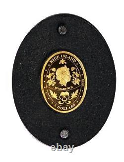 2019 $5 Niue Proof Faberge Egg Inspired 1/10 oz. 9999 Fine Gold Coin OGP