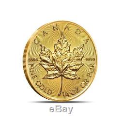 2019 Canada 1/4 Oz $10.9999 Fine Gold Maple Leaf Coin Gem BU