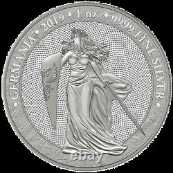 2019 Germania 5 Mark 1oz. 999 fine Bunc Collectors editions & Silver Proof Coin