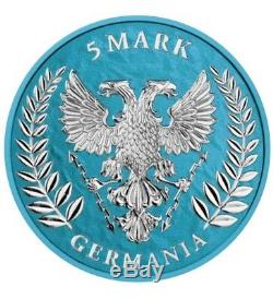 2019 Germania 5 Mark 1oz. 999 fine Silver Proof Coin & Bunc Collectors editions