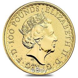 2019 Great Britain 1 oz Gold Britannia Coin. 9999 Fine BU