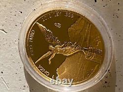 2019 Mexico 1 Oz. 999 Fine Gold Proof Libertad Coin In Capsule