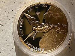 2019 Mexico 1 Oz. 999 Fine Gold Proof Libertad Coin In Capsule