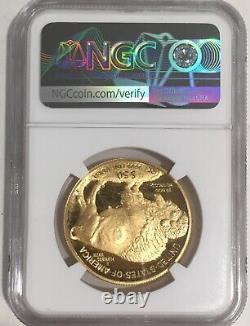 2019 W Buffalo G$50.9999 Fine Ngc Graded Pf 70 Ultra Cameo Ed Moy Hand Signed