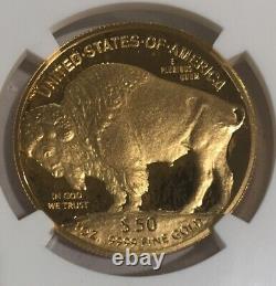 2019 W Buffalo G$50.9999 Fine Ngc Graded Pf 70 Ultra Cameo Ed Moy Hand Signed