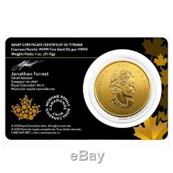 2020 1 oz Canadian Gold Bobcat Call of the Wild $200.99999 Fine Gold In